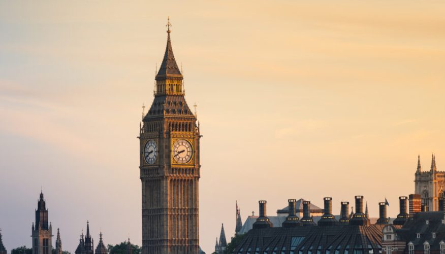 Big Ben at sunset